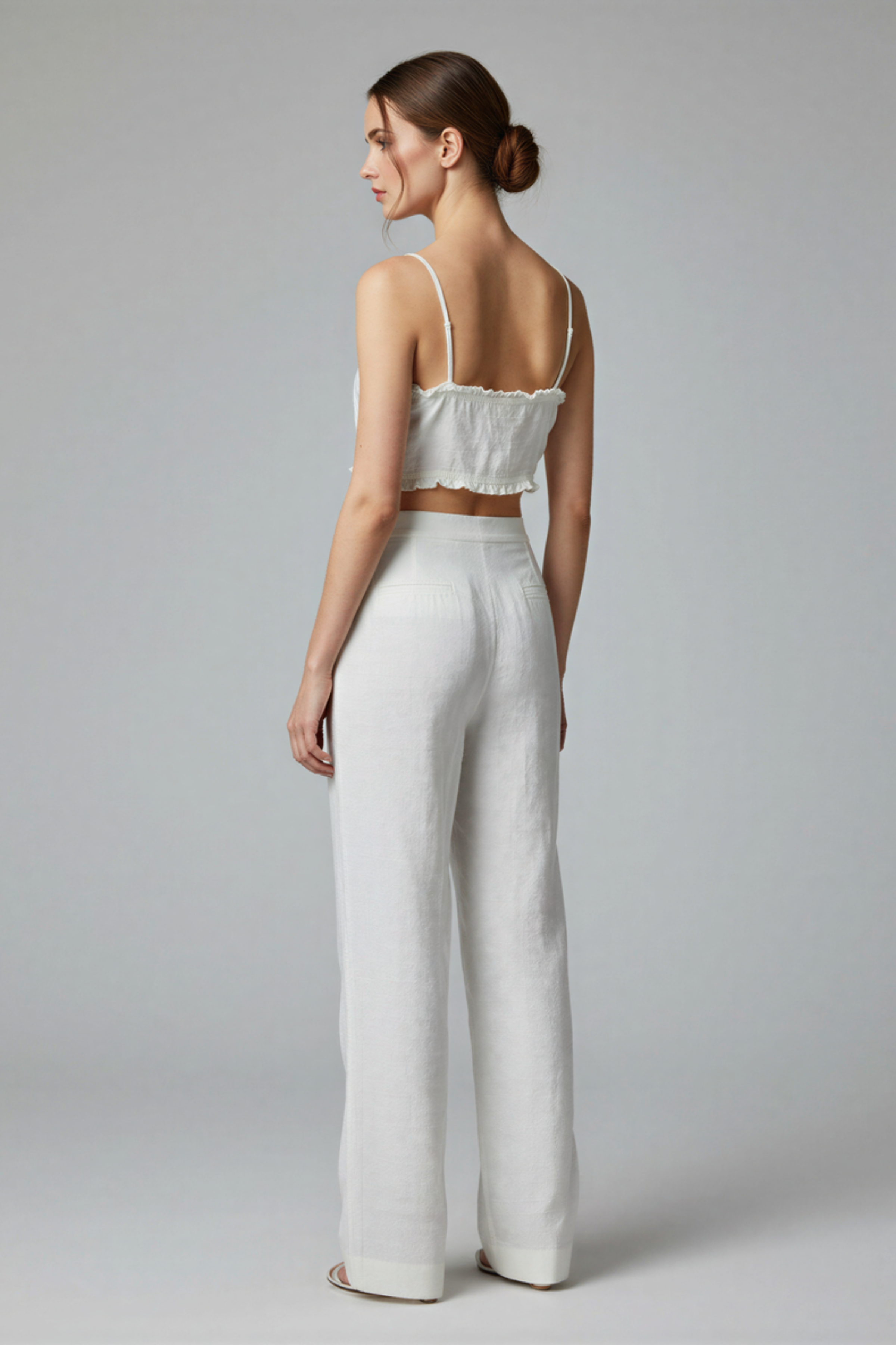 100% Handwoven Cotton Ruffled Co-rd Set