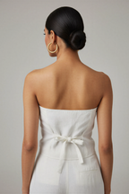 100% Handwoven Cotton Off-Shoulder Waist Coat