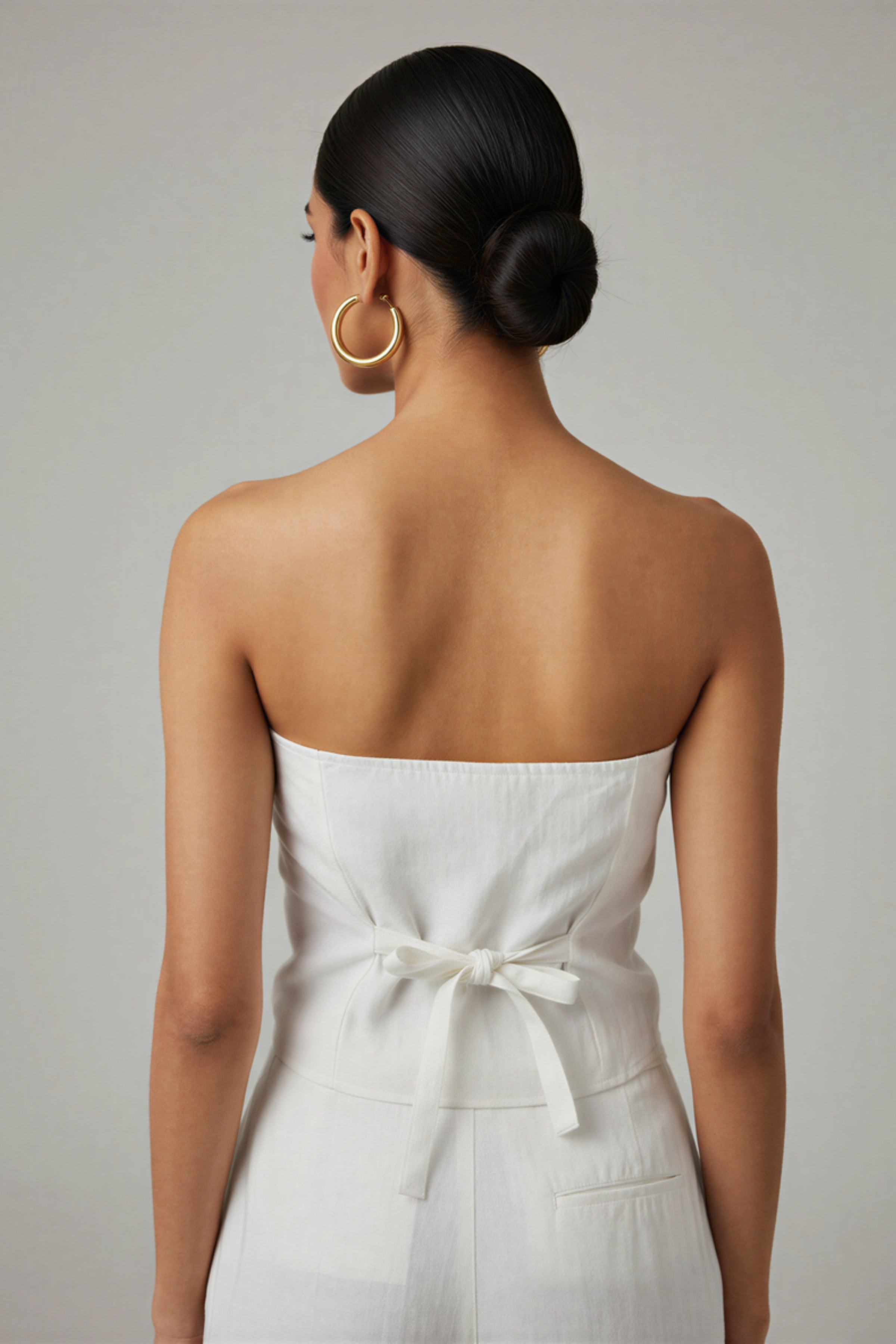 100% Handwoven Cotton Off-Shoulder Waist Coat