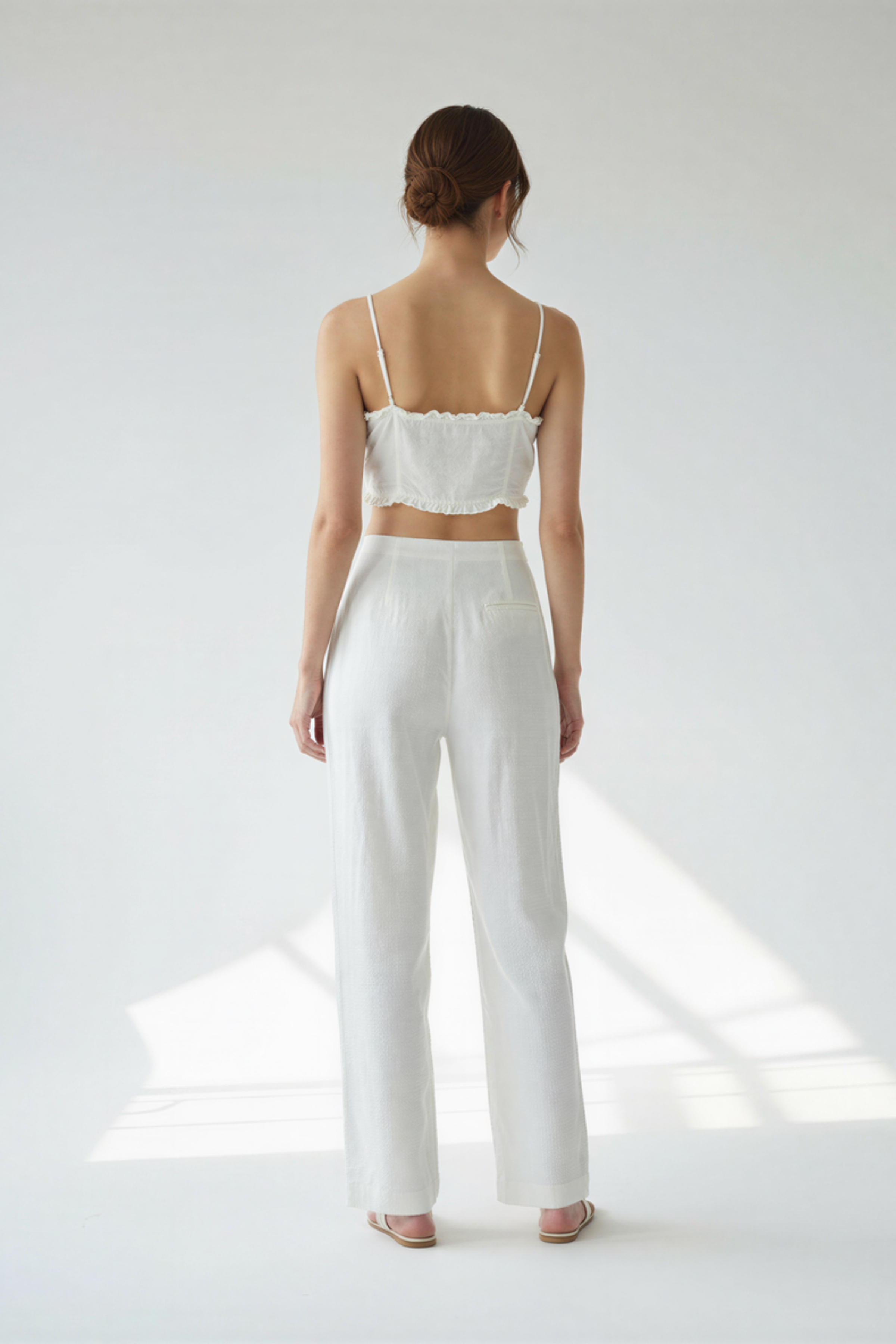 100% Handwoven Cotton Ruffled Co-rd Set