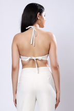 100% Handwoven Cotton Tie-Back Top