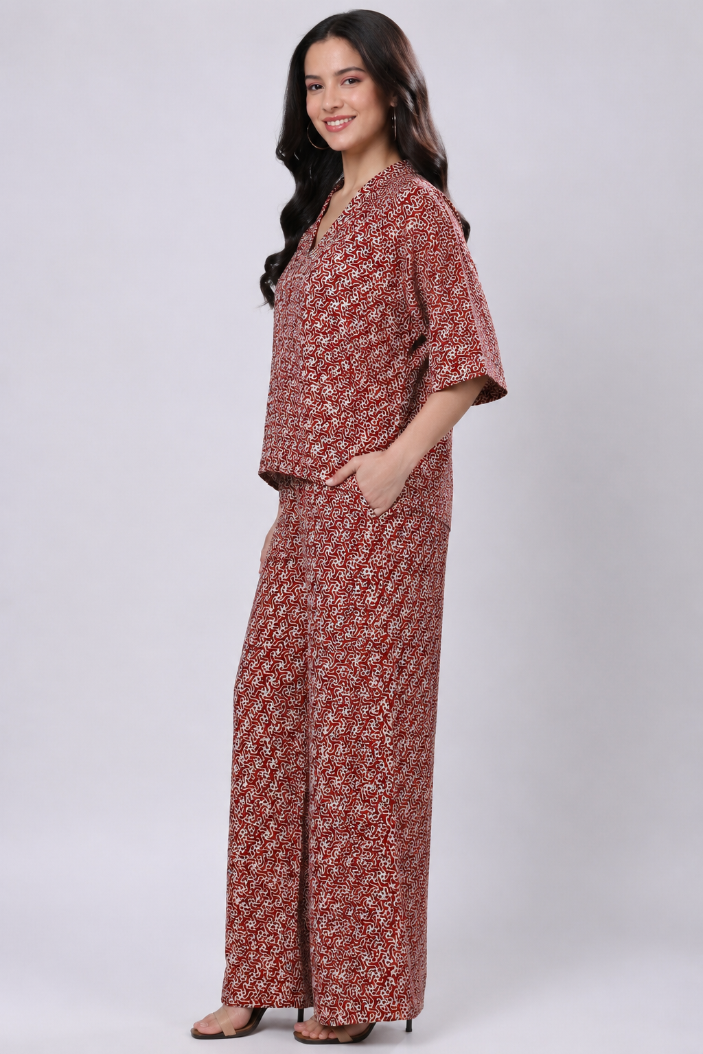 Khadi Handwoven Co-ord Set