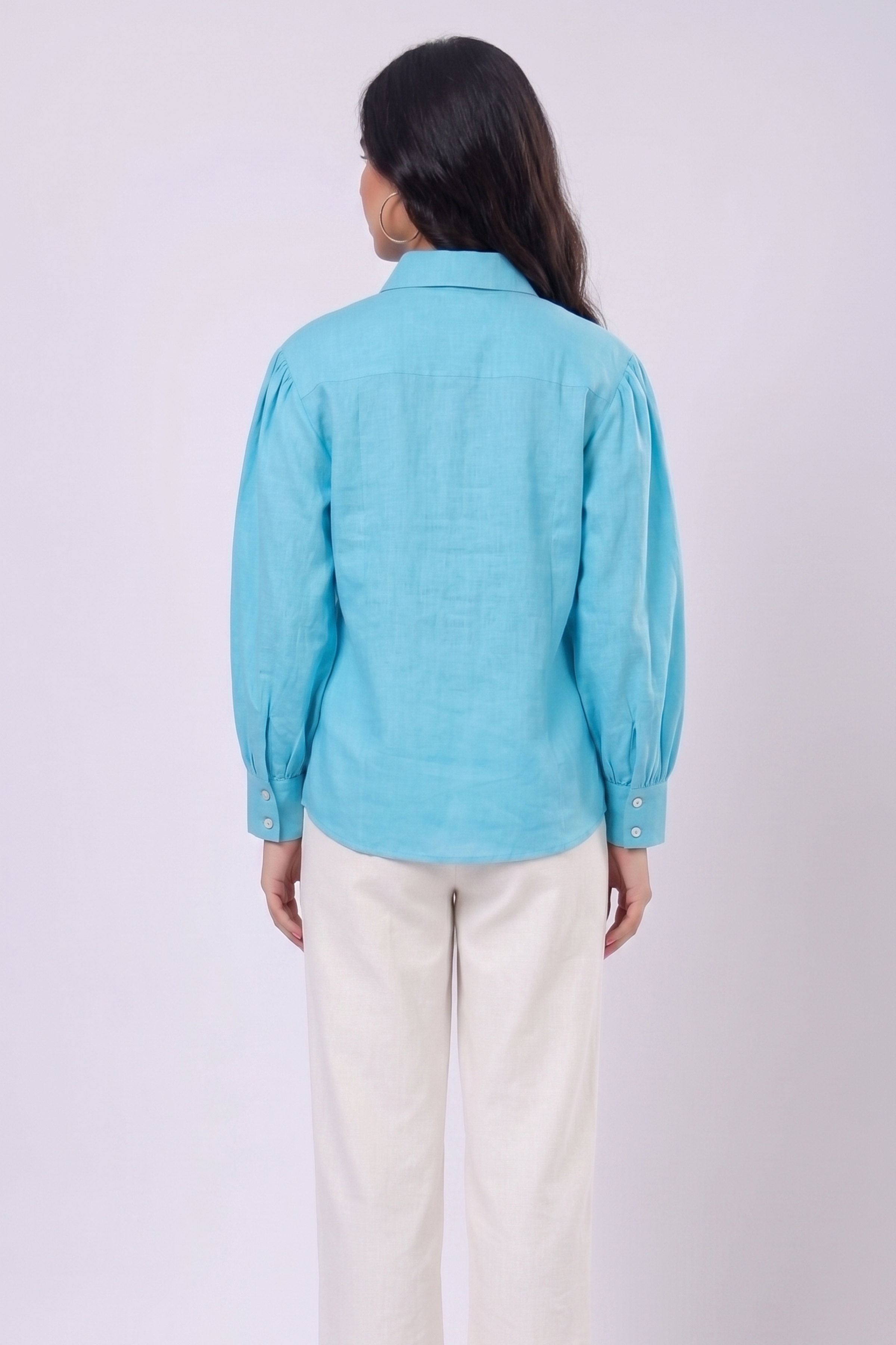 100% Handwoven Cotton Colored Balloon Shirt
