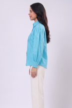 100% Handwoven Cotton Colored Balloon Shirt