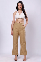 100% Handwoven Cotton Bellbottom Style Pants