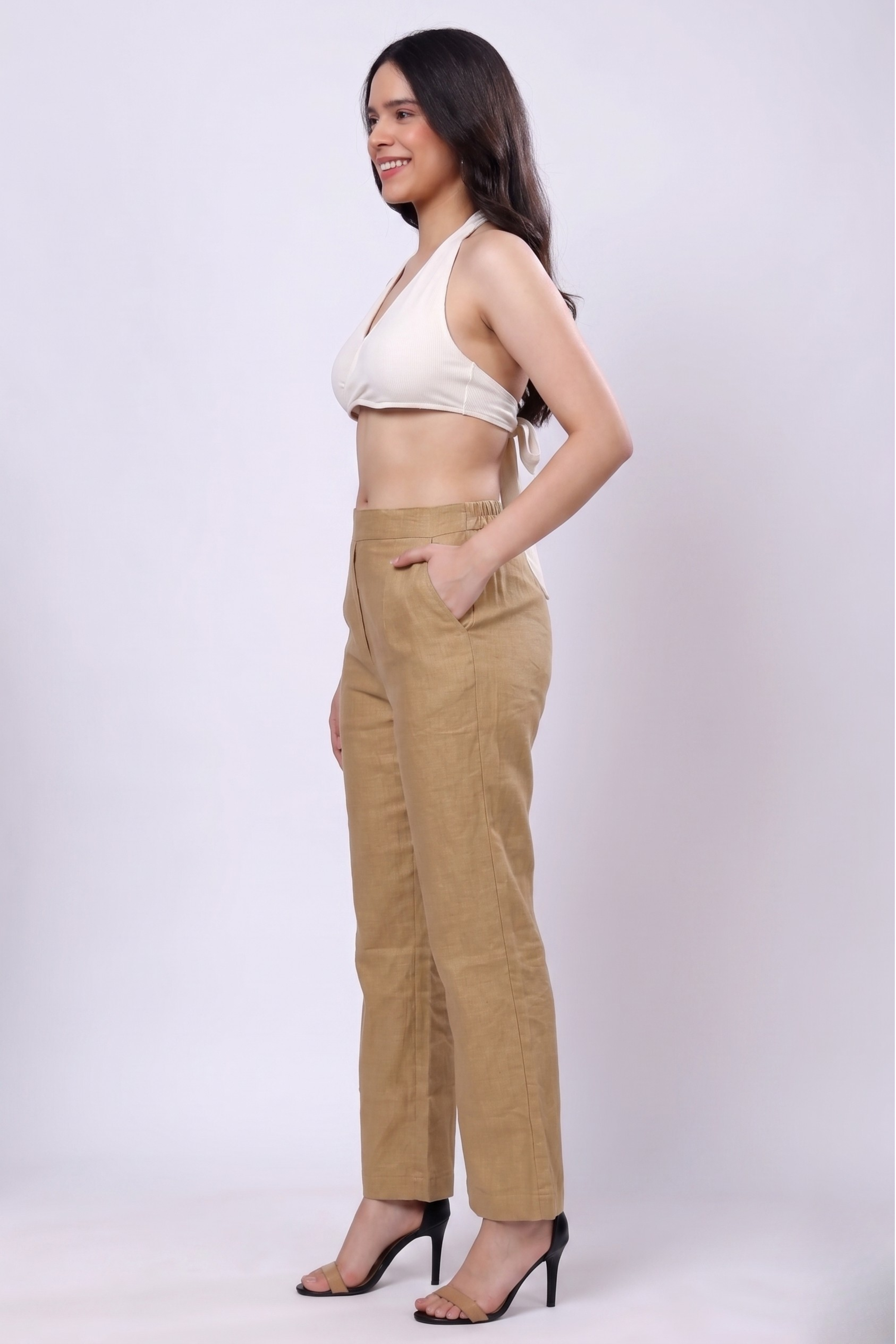 100% Handwoven Cotton Bellbottom Style Pants