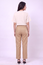 100%Handwoven V-Neck Top