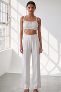 100% Handwoven Cotton Ruffled Co-rd Set