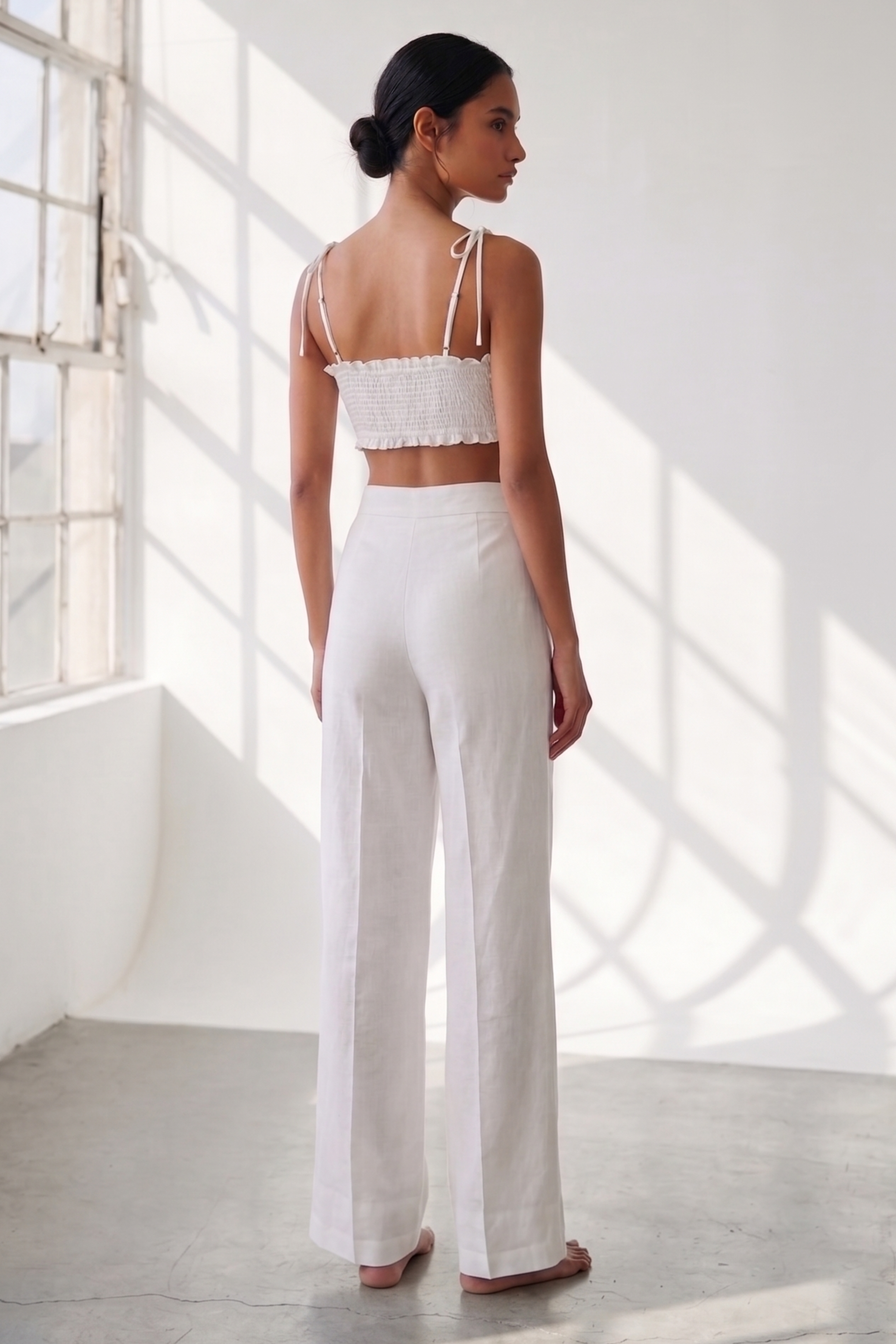 100% Handwoven Cotton Ruffled Co-rd Set