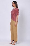 100% khadi Block Printed Top