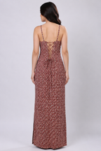 Khadi Block Print Midi Dress