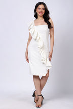 100% Handwoven Cotton Frill Dress