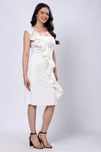 100% Handwoven Cotton Frill Dress