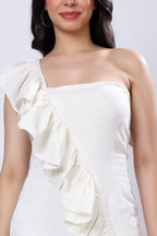 100% Handwoven Cotton Frill Dress