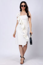 100% Handwoven Cotton Frill Dress