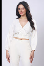 100% Handwoven Cotton Wrapped Top