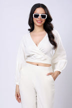 100% Handwoven Cotton Wrapped Top