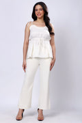 100% Handwoven Cotton Soft Ruffle Top