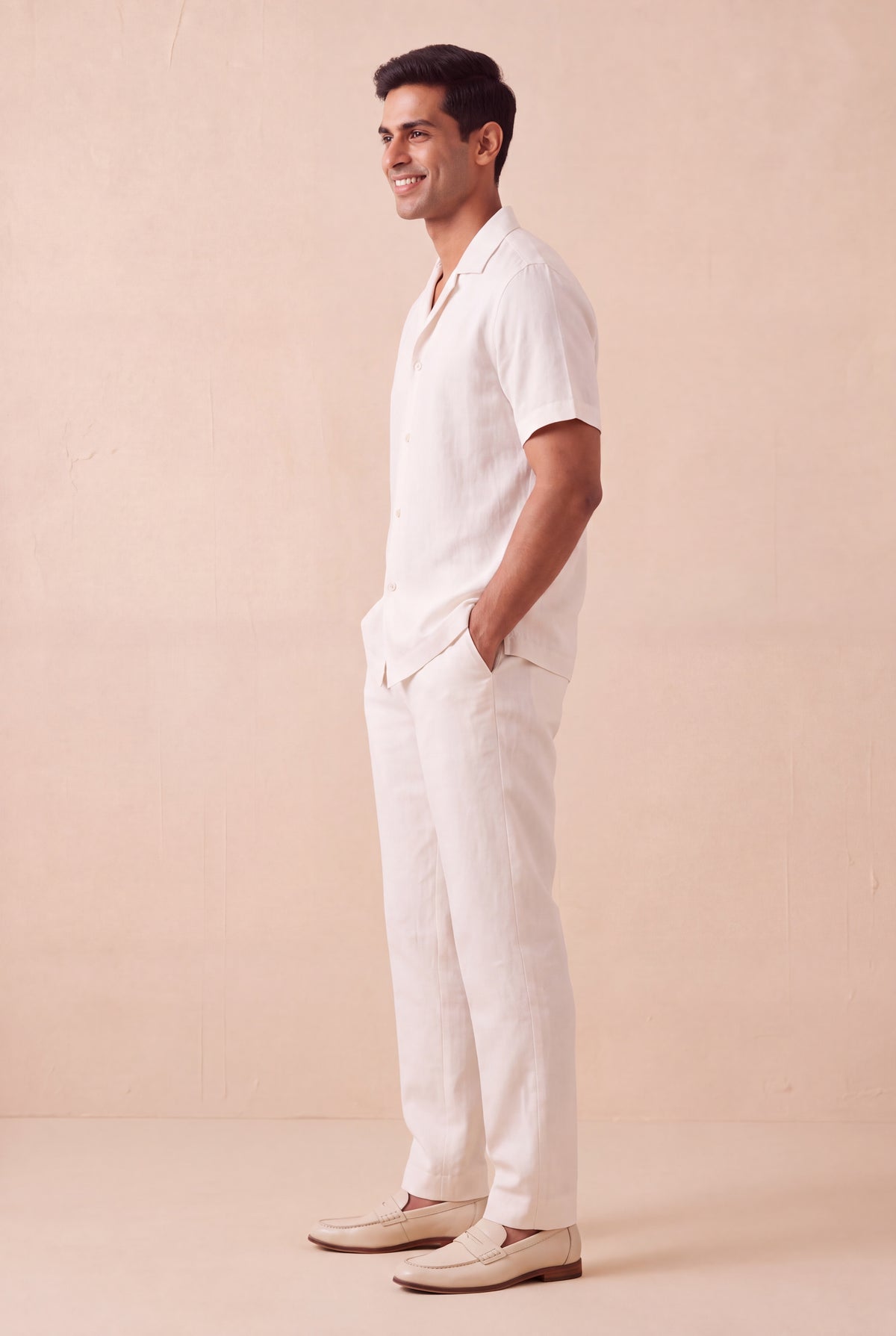 Short Sleeves Handwoven Shirt
