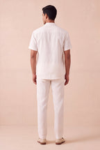 Short Sleeves Handwoven Shirt